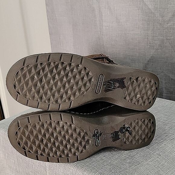 Aerosoles 2015 Front Kick Tall Brown Suede Leather Wedge Heel Boot, Women's 7.5 - Picture 9 of 11